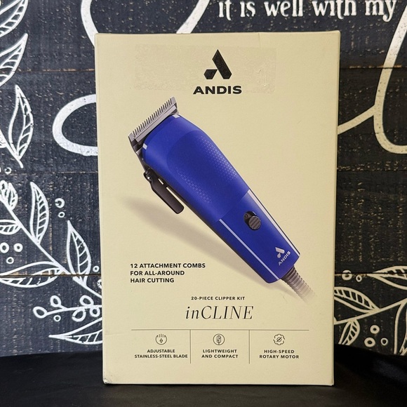 Andis inCLINE 20- Piece Clipper Set w/ Storage Case - Picture 1 of 9